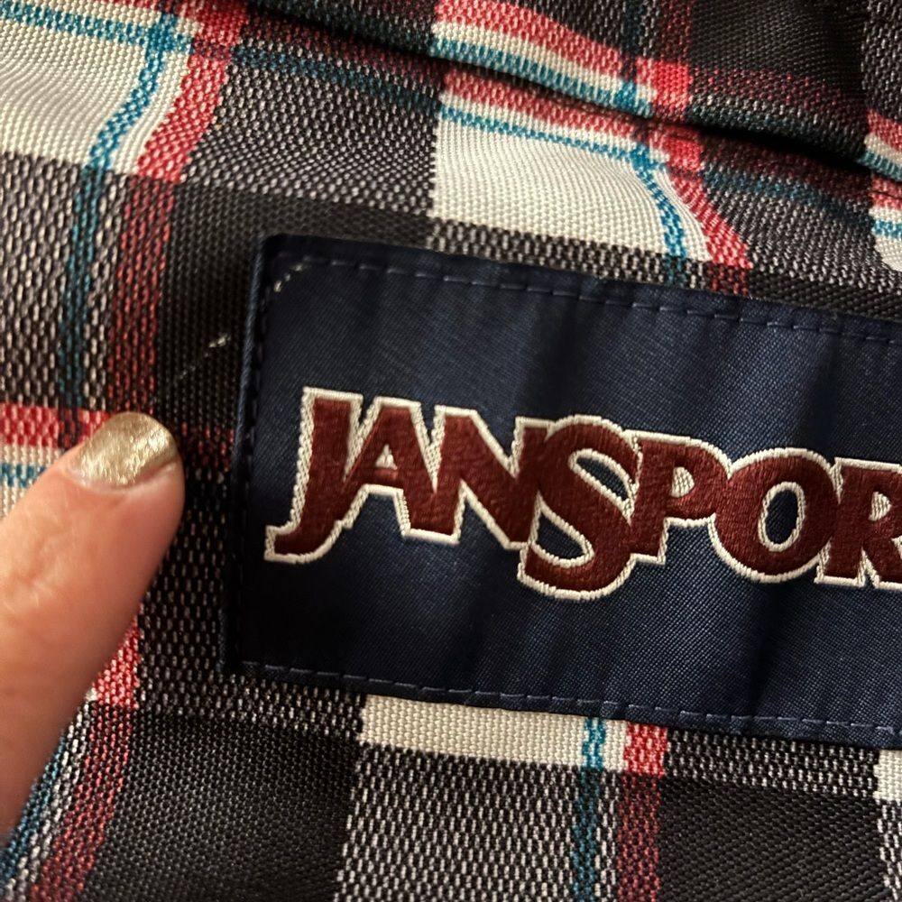 Jansport Black and Red Plaid Women's Duffel Bag - Picture 10 of 10